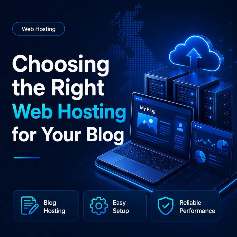 Choosing web hosting for a blog