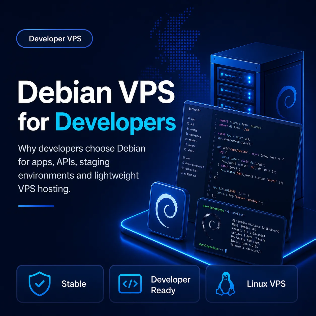 Debian VPS for Developers