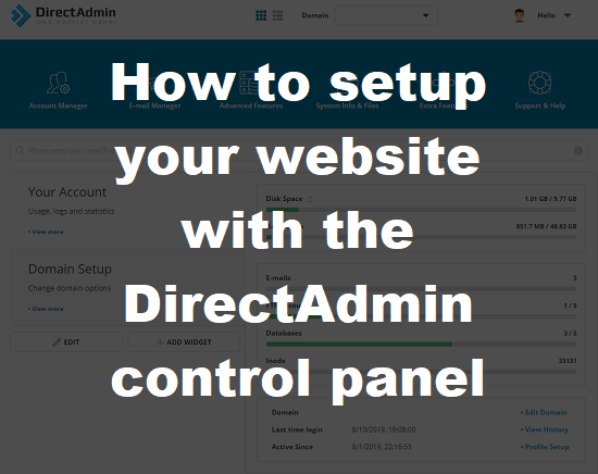directadmin control panel