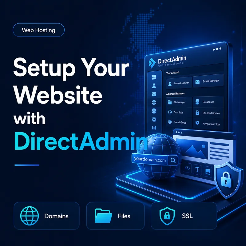 Setup website with DirectAdmin
