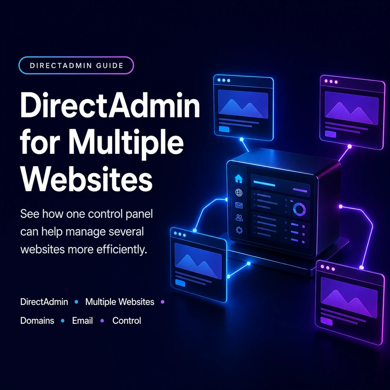 DirectAdmin for Multiple Websites