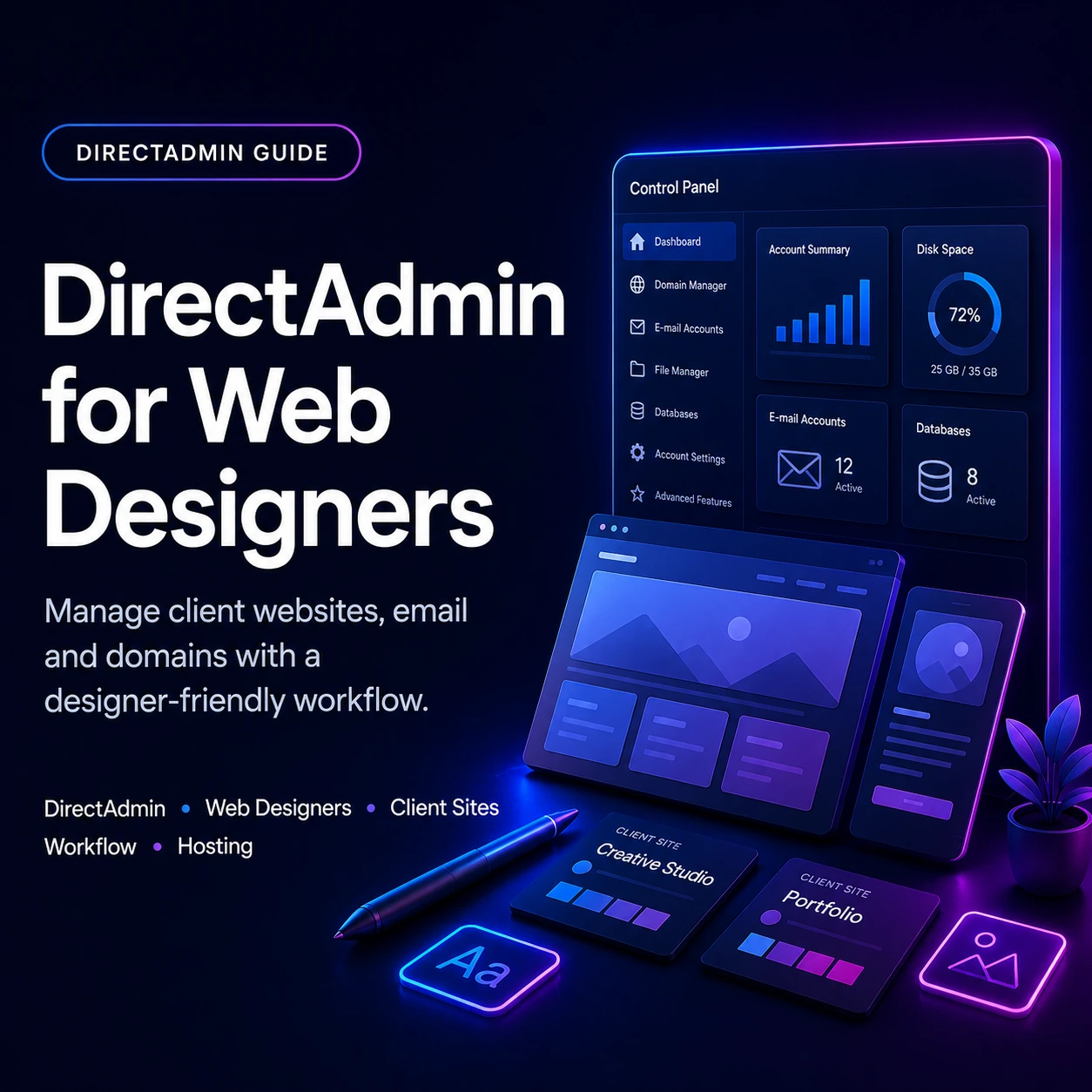DirectAdmin for Web Designers