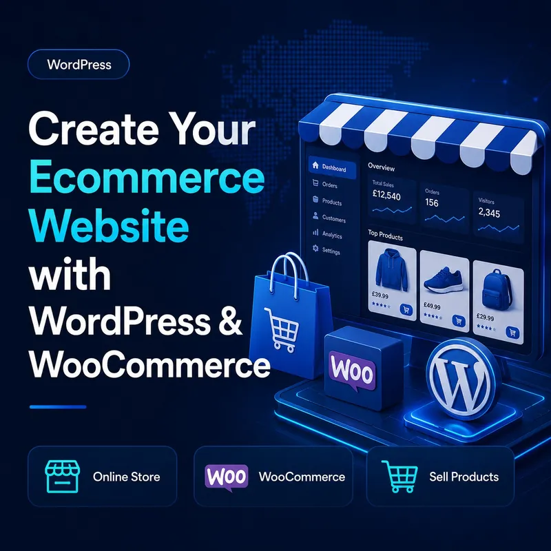 Create ecommerce website with WordPress and WooCommerce