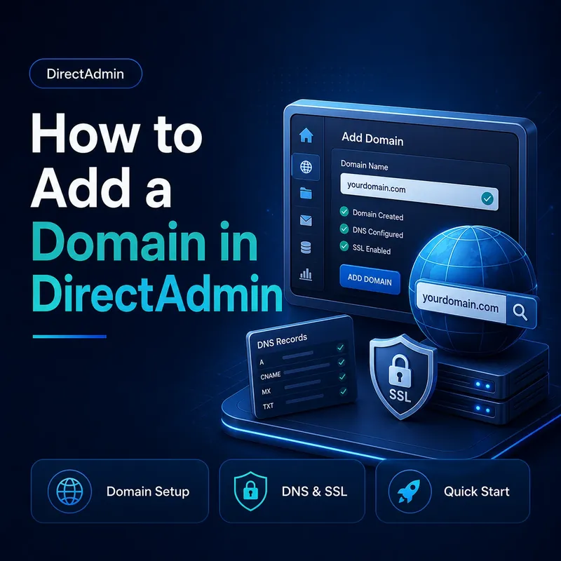 How to Add a Domain in DirectAdmin