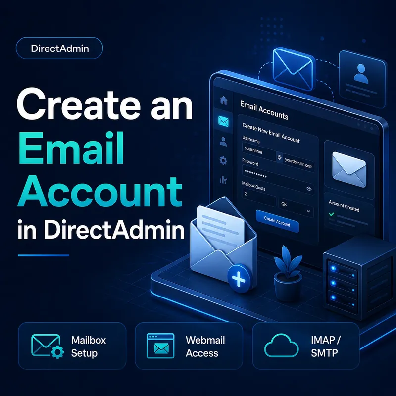 How to Create an Email Account in DirectAdmin