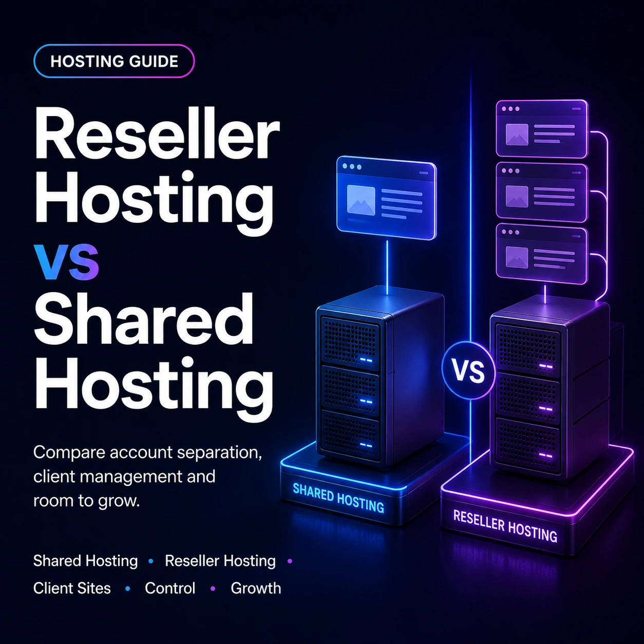 Reseller Hosting vs Shared Hosting