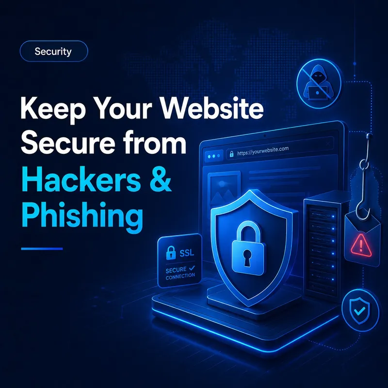 Secure website from hackers and phishing attacks
