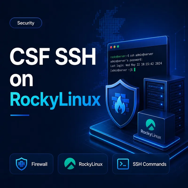 CSF firewall security on RockyLinux