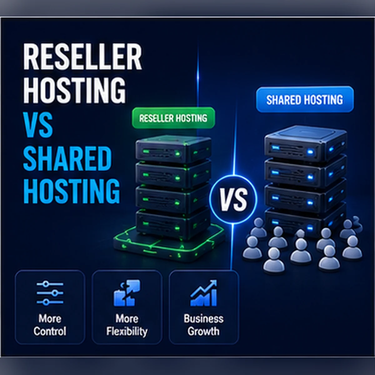 Reseller hosting vs shared hosting