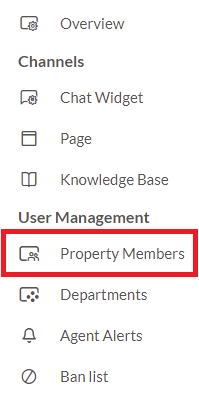 Tawk.to property members