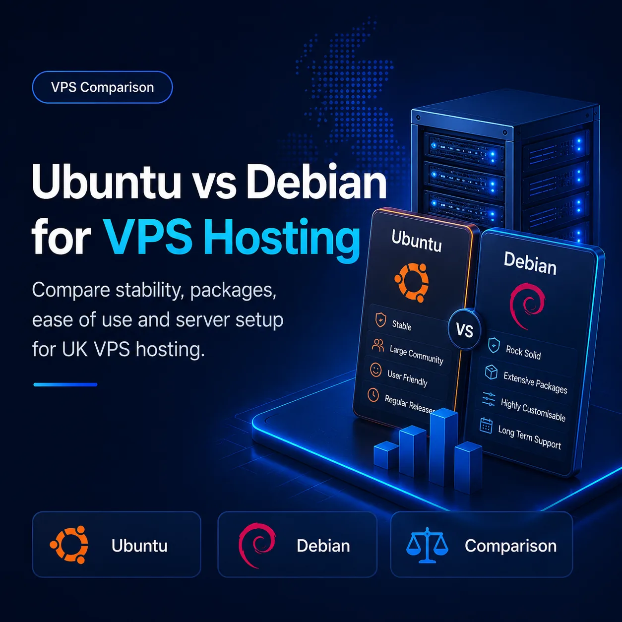 Ubuntu vs Debian for VPS Hosting