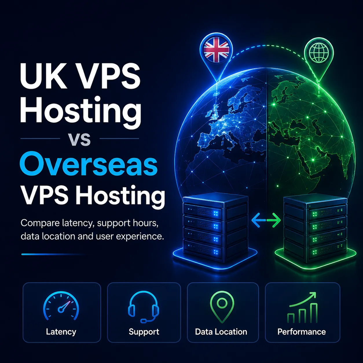 UK VPS Hosting vs Overseas VPS Hosting