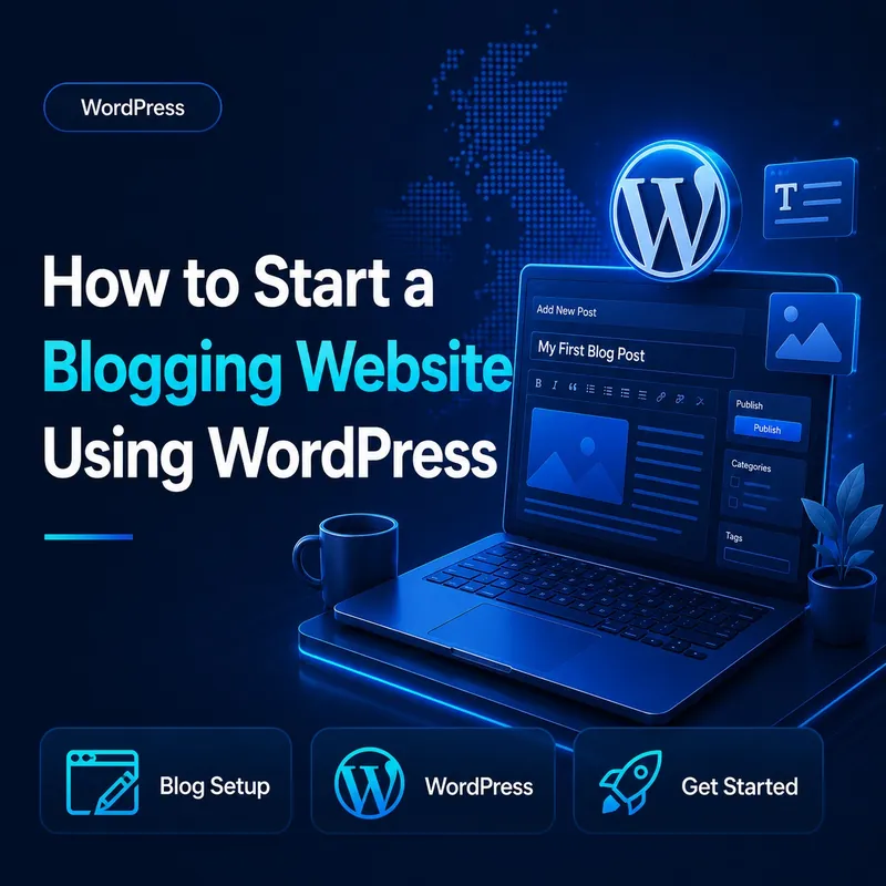Start a blogging website with WordPress