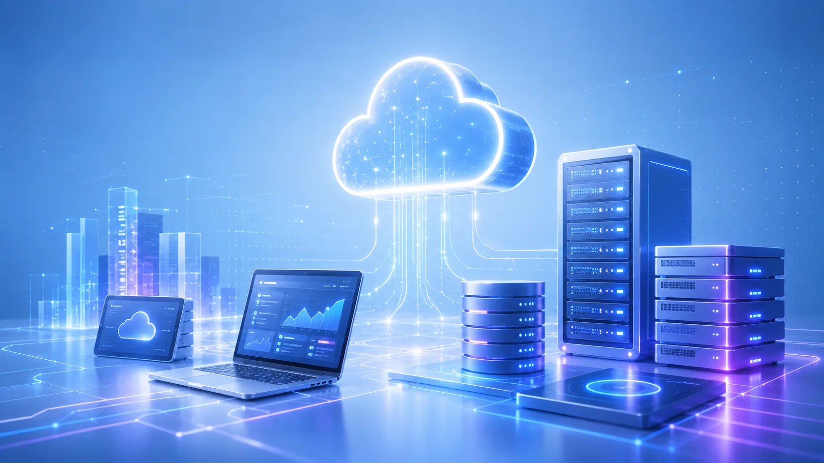 Cloud hosting with scalable resources